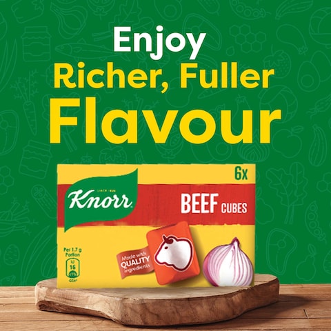 Knorr Soft Beef Cubes  8g X 6pieces
