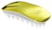 iKoo Detangling Home Soleil Metallic Hair Brush White &amp; Yellow