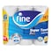 Fine Kitchen Tissue Roll Super Towel Pro 60 Sheets X 3 Ply 6 Rolls