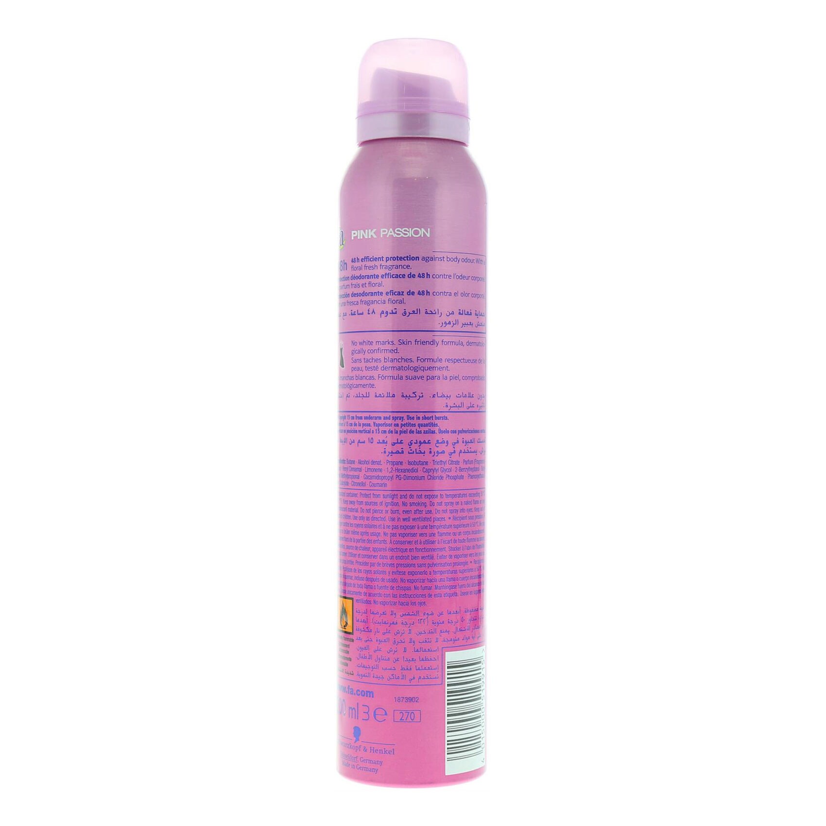 Fa Deodorant Pink Passion Floral Scent 200 Ml product thumbnail 3
