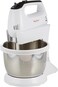MOULINEX Quick Mix Hand Mixer with 3.5 L itre stand bowl, 300 Watts, Off White,&nbsp; Stainless Steel/Plastic,&nbsp; HM312127