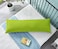 KLUB LINEN  Long Body Pillow 1pc, Fabric: 100% Polyester 85 GSM Microfiber 1 cm Stripe Super Soft, Filling: 1300 gm Hollow Fiber Comfort, Breathable &amp; Ultra Soft Size: 45 x 120 cm, Color: Lime