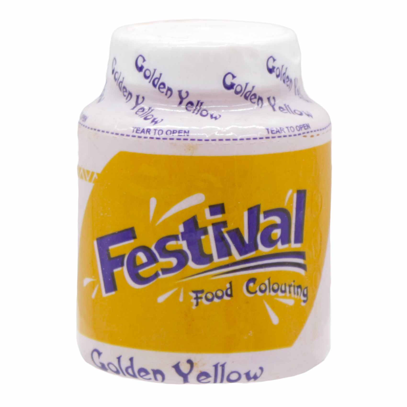 Festival Food Colour Gold Yellow 40g