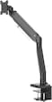 Hama 118497 Fullmotion Single Arm Monitor Desk Mount Stand with Gas Spring for 33 cm - 88.9 cm Screen Size, Black