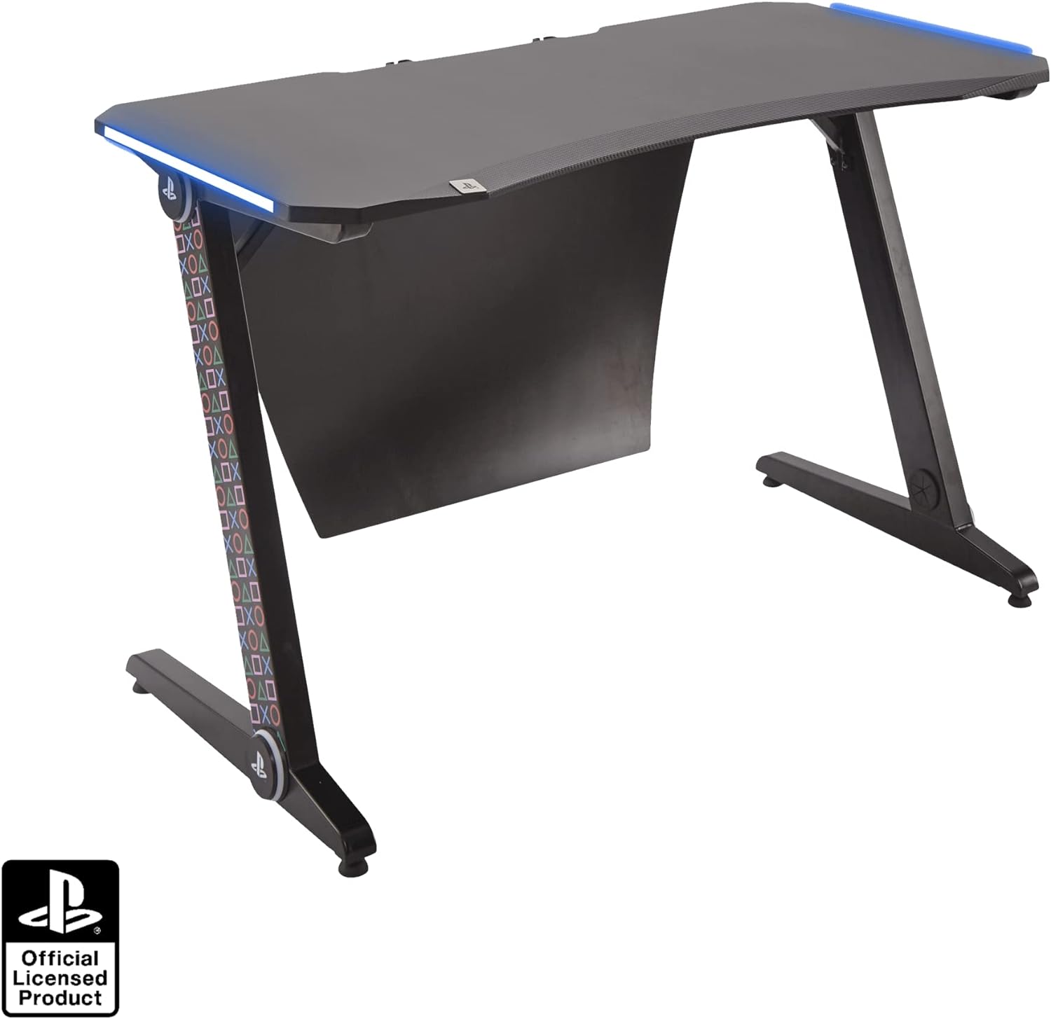 Buy X-Rocker Official Playstation Gaming Desk LED Lights PC Office ...