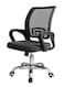 Sky-Touch Office Chair With Comfort Ergonomic Height Adjustable Desk And Lumbar Support Backrest Mesh With Armrests For Computer Workstation Home Office, Black