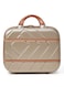 PK 4 Piece Hardside Luggage Travel Trolley Bag Set, Champagne