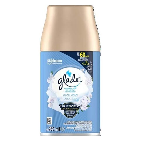 Buy Glade Clean Linen Automatic Refill Air Freshener - 269ml in Egypt