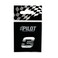 Lampa Stickers Number 3 3D Chrome 18MM