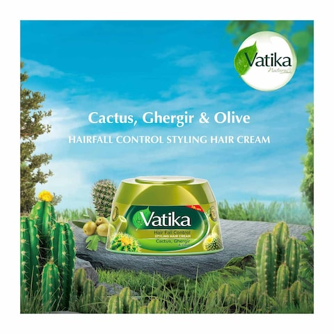 Vatika Hair Fall Control Styling Hair Cream - 125 gram