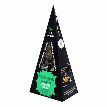 Safari Lounge Jasmine Rain Green Tea Bags Pack of 15