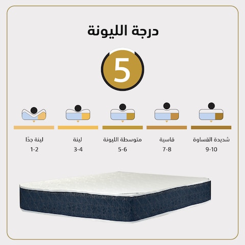 American Polo Watin Bed Mattress 12 Layers - Hight 24 cm - Size 200x200 cm