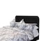 In House Lamar Velvet Bed Frame - King - 200x200 cm - Black