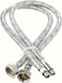 Reliable Electrical Flexible Connecting Hose Pipe for Wash Basin/Sink Mixer - Pack of 2 x 60cm