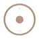 Fissman Glass Lid ARCADES with BROWN Marbling Silicone Rim  Brown