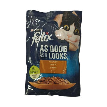 Purina Felix As Good As It Looks With Chicken In Jelly 85gr