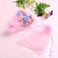 Red Dot Gift 50-Packed Baby Pink Color Drawstring Organza Pouches, Gift Pouches (17X23cm, Baby Pink)