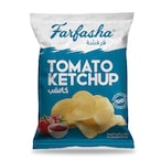 Buy Farfasha Tomato Ketchup Natural Potato Chips 75g in Saudi Arabia