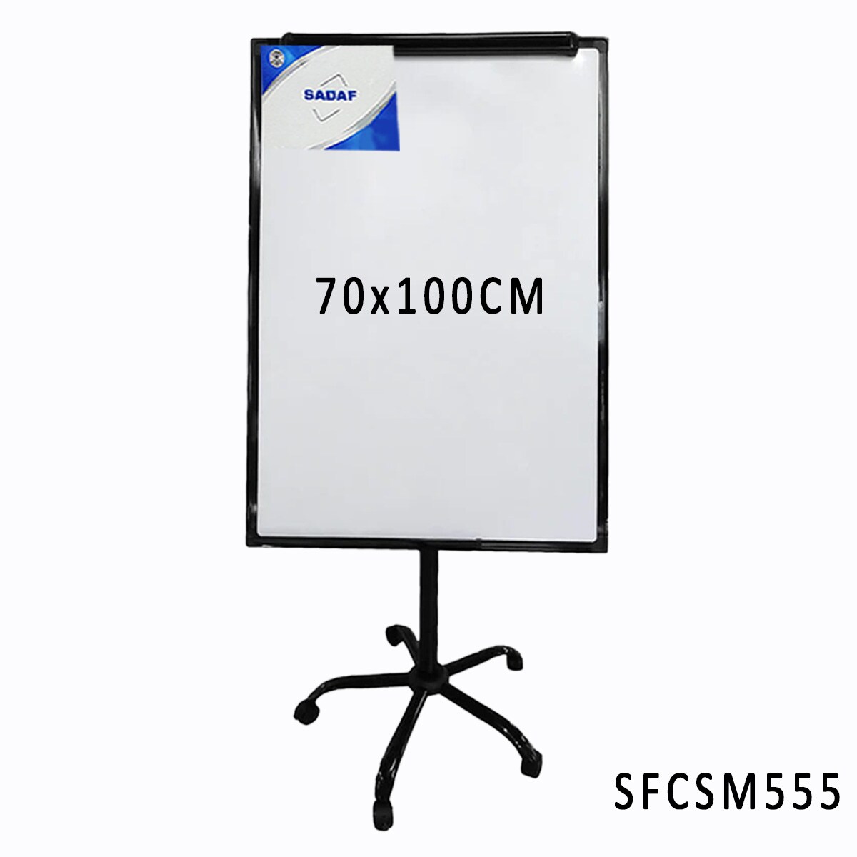 Buy MOVABLE METAL FLIP CHART STAND WITH TROLLEY 70X100CM Online ...