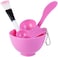Generic 1Set 4 In 1 DIY Beauty Homemade Face Mask Bowl Women Beauty Accessories Tools Mask Brush Stick Gauge
