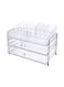East Lady Acrylic Cosmetic Storage Organizer Clear/Silver