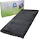 Memory foam prayer mat with a silky feel black