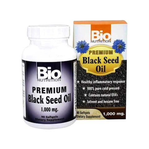 Bio Nutrition Black Seed Oil 1000mg 90 Capsules