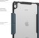 Urban Armor Gear UAG Essential Armor for iPad AIR 11 inch case cover (2024) M2 Folio with Pencil Holder and Adjustable Multi-Angle Viewing Stand - Cloud Blue