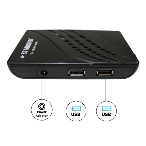 Stargold 4K Ultra HD Audio And Video Satellite Receiver Supports Video Compression Mpeg-2 & Mpeg-1