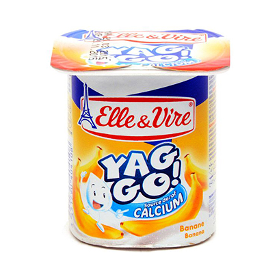 Elle  Vire Yaggo Dessert Lacte Banane 125GR