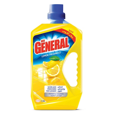 Der General All Purpose Cleaner Liquid  Shine And Freshness For Longer Lemon 1.5L