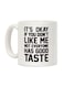muGGyz Show Me Your Puppies Printed Ceramic Coffee Mug White
