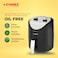 STARGOLD Air Fryer 3.5 Liter Oil Free 1200W Rapid Air Technology Hot Air Circulation Temperature Control Timer Function Air Fryer