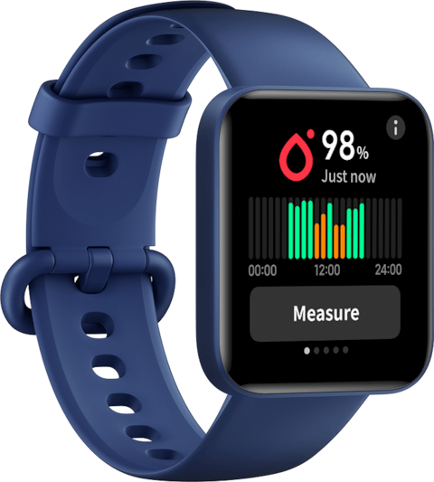 POCO watch GL 1.6&quot; AMOLED display 31 g Lightweight design 100+ fitness modes Multi-system standalone GPSPrecise positioning 14-day long battery life blue