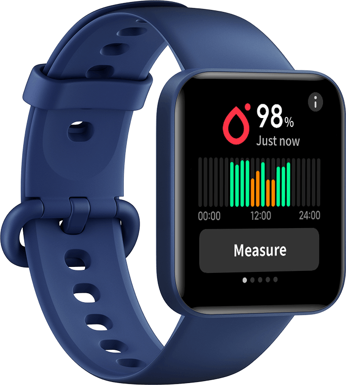 POCO watch GL 1.6&quot; AMOLED display 31 g Lightweight design 100+ fitness modes Multi-system standalone GPSPrecise positioning 14-day long battery life blue