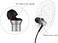 1More E1009 Piston Fit Wired Earphone With Noise Isolation Durable In-Ear Headphone Pure Sound Deep Bass Phone Control With Mic 3.5mm Jack - Silver