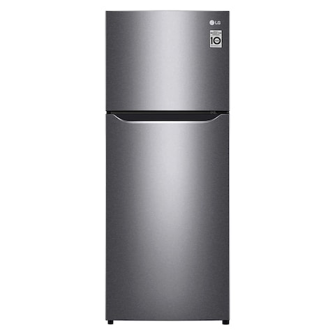 LG Top Mount Refrigerator With Inverter Compressor 234L GR-C345SLBB Platinum Silver