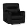 In House Velvet Rocking Recliner Chair - Black - AB01