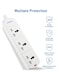 Sonashi 3 Way Extension Socket White SES-903