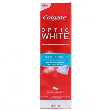 Colgate Optic White Plus Shine Sparkling Mint Toothpaste 100 gr