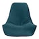 In House Harvey Velvet Bean Bag Chair - Small - Dark Turquoise