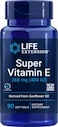 Life Extension Super Vitamin E 268 Mg Non-Synthetic For Whole-Body Health, Gluten Free, Non-Gmo, 90 Count