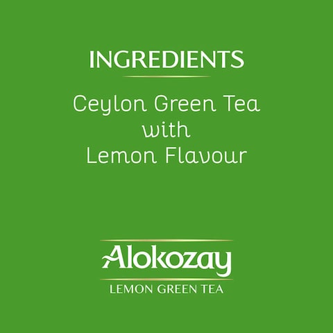 Alokozay Lemon Green Tea 25 Tea Bags