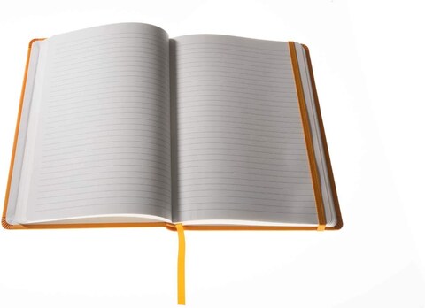 Collins A5 Legacy Feint Ruled Notebook - Bright Orange