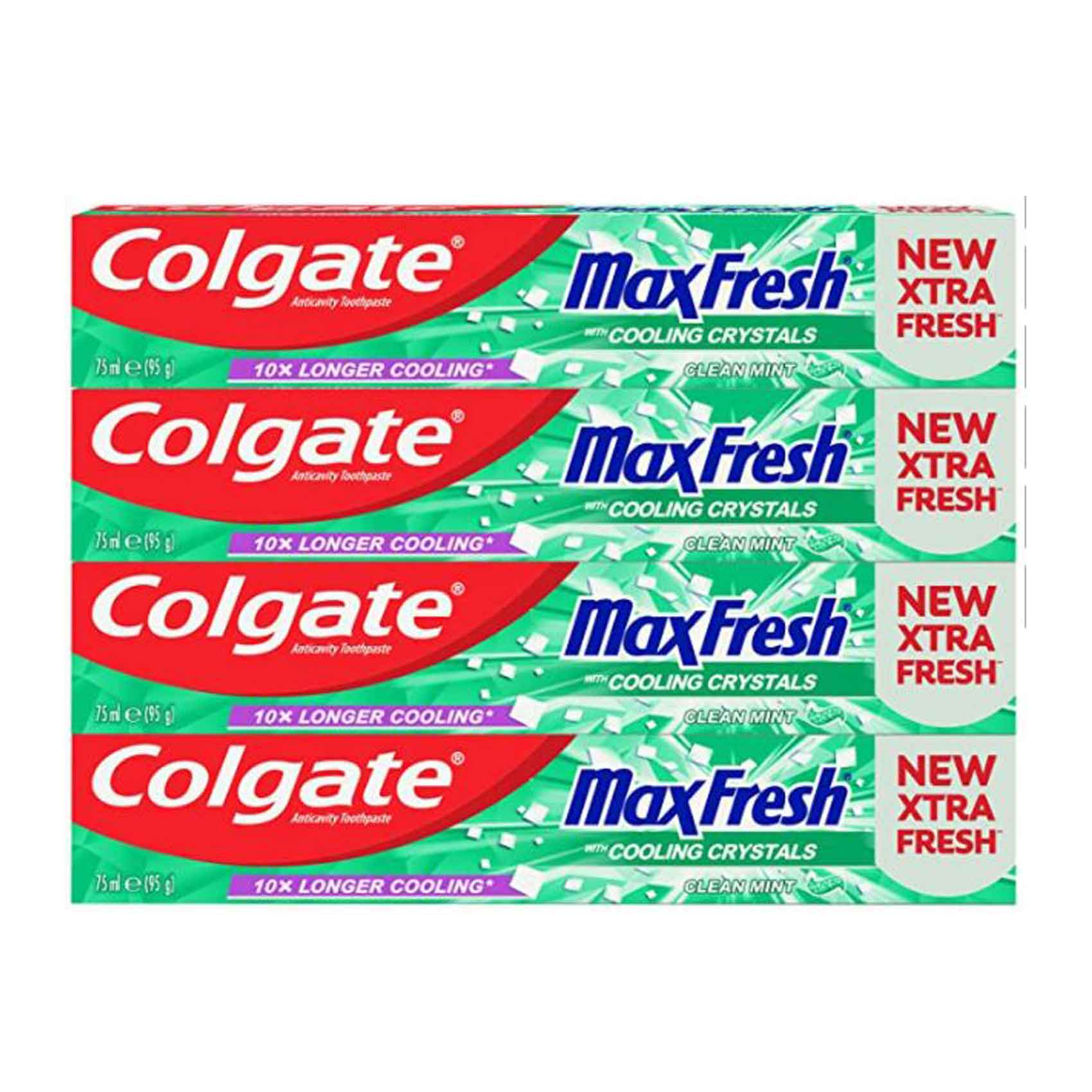 Colgate Toothpaste Total Clean Mint 75mlx4's