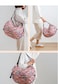 Sue's choice Reusable Shopping Bags, Foldable Grocery Storage Tote Bag, Heavy Duty Reusable Grocery Bags with Zipper Duffle Bag for Travel Women/Men Gym Backpack