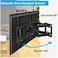 Full Motion TV Wall Mount for 32-75 inch TVs Extension Leveling Hold up to 100 lb Max VESA 600x400mm