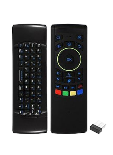 Generic 6-Axis Air Mouse Remote Control With Usb Receiver Black