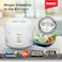 Impex Rc 2803 700W 1.8 Litre Automatic Electric Rice Cooker With Aluminium Inner Pot Safety Protection Heating Coil