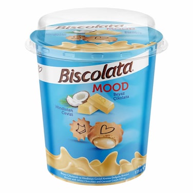 Biscolata Mood Coconut Cream Filled Biscuits 125g